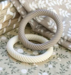 A Little Lovely Company Teethers-Silicone teether: Classic - mushroom cream