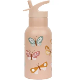 A Little Lovely Company Butterflies | Drink Bottles-Stainless steel drink bottle: Butterflies
