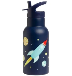 A Little Lovely Company Space | Drink Bottles-Stainless steel drink bottle: Space