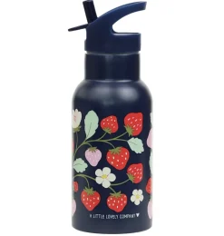 A Little Lovely Company Strawberries | Drink Bottles-Stainless steel drink bottle: Strawberries