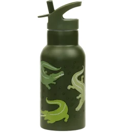 A Little Lovely Company Crocodiles | Drink Bottles-Stainless steel drink bottle: Crocodiles