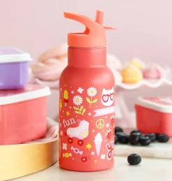 A Little Lovely Company Fun | Drink Bottles-Stainless steel drink bottle: Fun