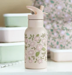A Little Lovely Company Blossoms | Drink Bottles-Stainless steel drink bottle: Blossoms Pink