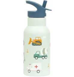 A Little Lovely Company Vehicles | Drink Bottles-Stainless steel drink bottle: Vehicles