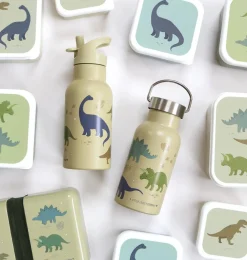 A Little Lovely Company Dinosaurs | Drink Bottles-Stainless steel drink bottle: Dinosaurs