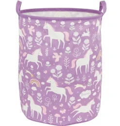 A Little Lovely Company Unicorn | Unicorn Dreams-Storage basket: Unicorn Dreams