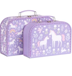 A Little Lovely Company Unicorn | Unicorn Dreams-Suitcase set: Unicorn Dreams