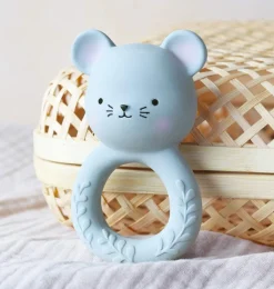 A Little Lovely Company Forest Friends | Teethers-Teething ring: Mouse