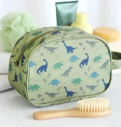 A Little Lovely Company Dinosaurs | Travel And Toiletry Bags-Toiletry bag: Dinosaurs