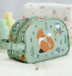 A Little Lovely Company Forest Friends | Travel And Toiletry Bags-Toiletry bag: Forest friends