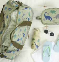A Little Lovely Company Dinosaurs | Travel And Toiletry Bags-Travel bag: Dinosaurs
