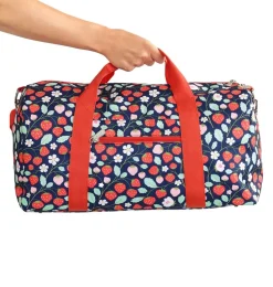 A Little Lovely Company Strawberries | Travel And Toiletry Bags-Travel bag: Strawberries