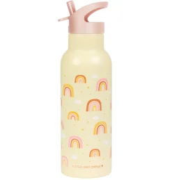 A Little Lovely Company Rainbows | Drink Bottles-XL stainless steel drink bottle: Rainbows