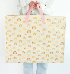 A Little Lovely Company Rainbows | Xl Storage Bags-XL Storage Bag: Rainbows