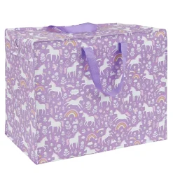 A Little Lovely Company Unicorn | Unicorn Dreams-XL Storage bag: Unicorn Dreams